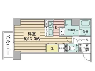 バロンドール【12階】の間取り