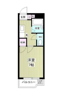 メゾン上荒田【5階】の間取り