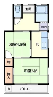 第二小川荘【2階】の間取り