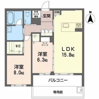リノア泉が丘【1階】の間取り