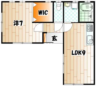 クレシア【1階】の間取り