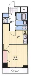 ニューハイツ八丁堀【4階】の間取り