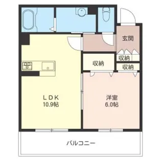 Residence FUZIMI I【3階】の間取り