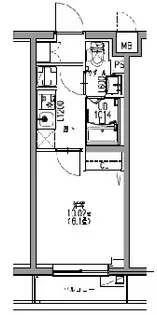 S-RESIDENCE行徳courant【1階】の間取り