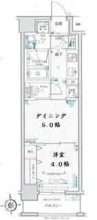 日神デュオステージ浅草今戸【9階】の間取り