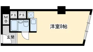 チサンマンション第8新大阪【5階】の間取り