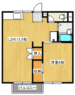 関根コーポ【1階】の間取り