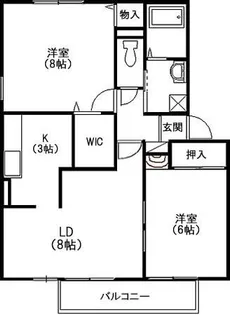 メーヴェ【2階】の間取り