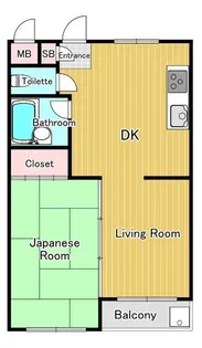 ロッソマットーネ【2階】の間取り