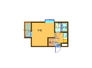 スカイパレスII【2階】の間取り