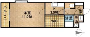 コートリー【2階】の間取り