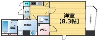 セイワパレス森ノ宮中央【6階】の間取り