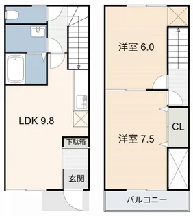 SEBIL【1階】の間取り