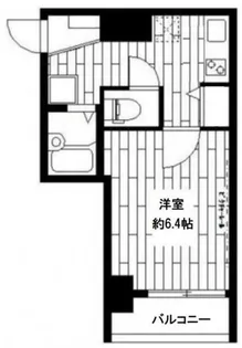 ステージファースト慶應三田【6階】の間取り