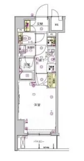 東京都中央区日本橋箱崎町【マンション】の間取り