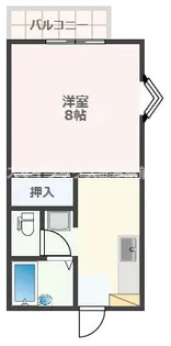 熊本県熊本市中央区黒髪2【アパート】の間取り