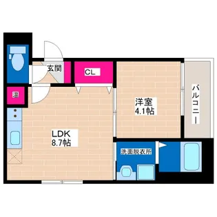 CASA ADVANCEIII(カーサアドバンススリー)【3階】の間取り