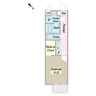 AmourManaka【1階】の間取り