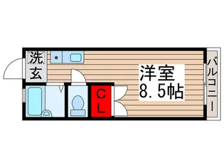 三光ハイムB【1階】の間取り