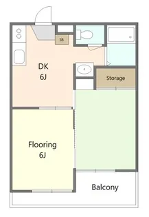 エントピア目黒【1階】の間取り