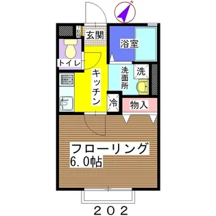 パークハイムA棟【2階】の間取り