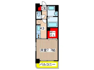 アルベ-ル向ヶ丘【2階】の間取り