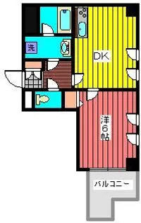 友泉巣鴨ビル【9階】の間取り