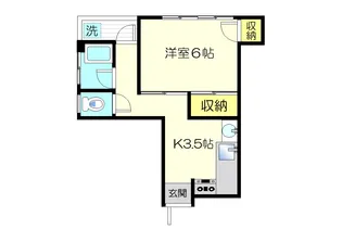 小松原第2ビル【2階】の間取り