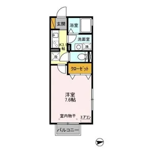 クレベール【2階】の間取り