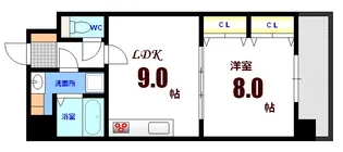 ビリオネアS竹屋【7階】の間取り