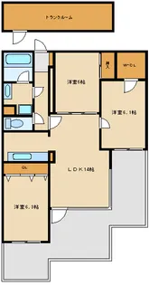 マイソン蔵【4階】の間取り