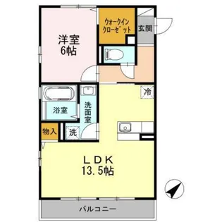 ルガル・ボニート・エフ【3階】の間取り