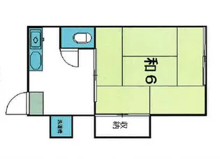 ひまわり荘【1階】の間取り