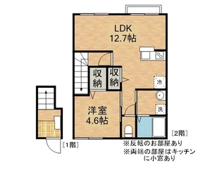 La Pomme(ラ ポム)【1階】の間取り
