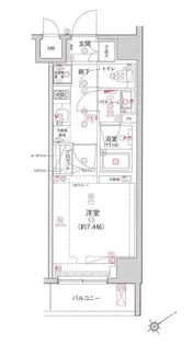 ARTESSIMO SCELTO【7階】の間取り