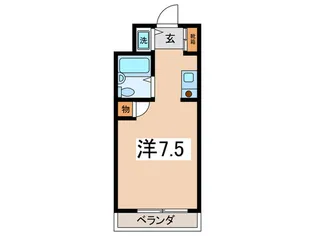 スカイコ-ト戸塚【4階】の間取り