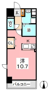 ボナール【5階】の間取り