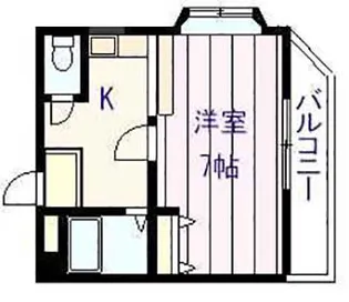 シャルムコート【4階】の間取り