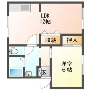 エレガンス近藤 II【2階】の間取り