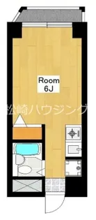 ハラスパジオ中野【2階】の間取り