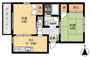 サンモールカタン【2階】の間取り