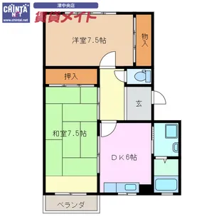 CASA DE BIENESTAR【4階】の間取り