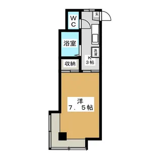 コーポミリオンリーフ【1階】の間取り