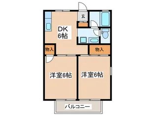メゾン吉津【1階】の間取り
