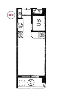 マリオン鶯谷【1階】の間取り