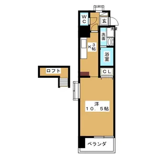 グリム覚王山【9階】の間取り