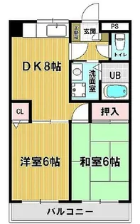 パークハイム【2階】の間取り