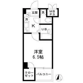 パラドール両国【4階】の間取り