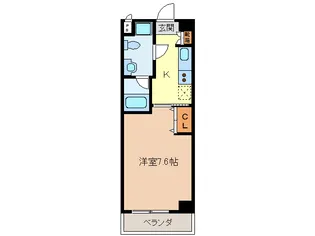 エイムオーエス島崎町マンション【5階】の間取り