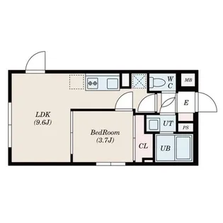 LOTUS TOGOSHIGINZA(ロータストゴシギンザ)【1階】の間取り